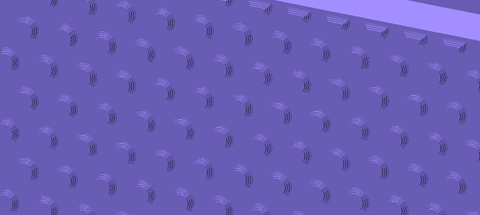 A bin with a dotted pattern